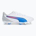 Мъжки футболни обувки PUMA King Pro MxSG puma white/bluemazing/flat light grey/sunset glow 2