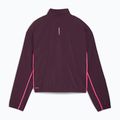 Дамско яке за бягане PUMA Run For Her Fashion Woven 1/2 ZIP midnight plum/ sunset glow 2