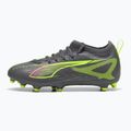 Детски футболни обувки PUMA Ultra 5 Match FG/AG Jr puma white/puma black/glowing red