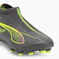 Детски футболни обувки PUMA Ultra 5 Match+ LL FG/AG Jr matte aged silver/yellow alert/puma aged silver 7