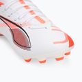 Детски футболни обувки PUMA Ultra 5 Play FG/AG Jr matte aged silver/yellow alert/puma aged silver 7