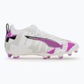 PUMA Ultra 5 Match Forever FG/AG Jr детски футболни обувки puma white/pure magenta/feather grey/puma black 2