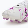PUMA Ultra 5 Match Forever FG/AG Jr детски футболни обувки puma white/pure magenta/feather grey/puma black 7