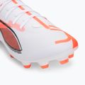 Мъжки футболни обувки PUMA Ultra 5 Match FG/AG puma white/puma black/glowing red 7