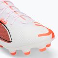 Мъжки футболни обувки PUMA Ultra 5 Pro FG/AG puma white/puma black/glowing red 7