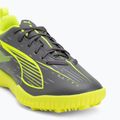 Детски футболни обувки PUMA Ultra 5 Pro FG/AG Jr matte aged silver/yellow alert/sun struck 7