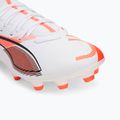 Мъжки футболни обувки PUMA Ultra 5 Play+ FG/AG puma white/puma black/glowing red 7