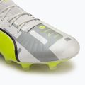PUMA King Ultimate Forever FG/AG мъжки футболни обувки feather gray/electric lime/puma white/flat light gray 7
