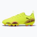 Детски футболни обувки PUMA Future 8 Play FG/AG Jr. yellow alert/puma black/sun struck 2