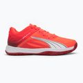 Обувки за хандбал PUMA Accelerate Turbo сияещо червено/бяло/тъмно малиново/черно 2