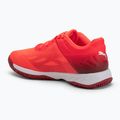Обувки за хандбал PUMA Accelerate Turbo сияещо червено/бяло/тъмно малиново/черно 3