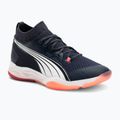 Мъжки обувки за хандбал PUMA Eliminate Nitro SQD parisian night / puma white / glowing red