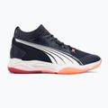 Мъжки обувки за хандбал PUMA Eliminate Nitro SQD parisian night / puma white / glowing red 2