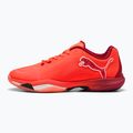 Обувки за хандбал PUMA Vantage Nitro сияйно червено / пума бяло / тъмно малиново / пума черно 8
