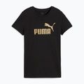 Дамска тениска PUMA ESS Metallic No. 1 Logo Tee puma black/metallic gold