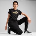 Дамска тениска PUMA ESS Metallic No. 1 Logo Tee puma black/metallic gold 3