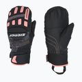 Детски скиорски ръкавици ZIENER Luron Aquashield PR Mitten black/pink vani