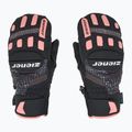 Детски скиорски ръкавици ZIENER Luron Aquashield PR Mitten black/pink vani 3