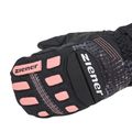 Детски скиорски ръкавици ZIENER Luron Aquashield PR Mitten black/pink vani 4