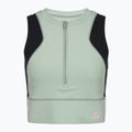 дамска тренировъчна тениска BOGNER FIRE+ICE Caia 1/4 Zip eucalyptus