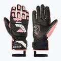 Детски скиорски ръкавици Ziener Lanus-Z AS PR black/pink vanilla