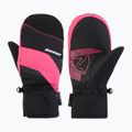 Детски скиорски ръкавици ZIENER Luuki-Z Aquashield black/pop pink