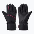 Дамски скиорски ръкавици Ziener Khania-Z PR Glove black/pink lily