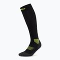CEP Компресионни чорапи за жени Run Tall 5.0 black/lime 2