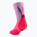 CEP дамски чорапи за компресия Run Edt. Gradient Mid Cut Compression 5.0 pink/lilac fade 3