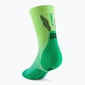 CEP Мъжки чорапи за компресия Run Edt. Gradient Mid Cut Compression 5.0 green/lime fade 3