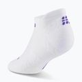 Мъжки компресионни чорапи CEP Ultralight No Show 4.0 white 3