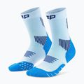Мъжки компресионни чорапи CEP Run Mid Cut 5.0 blue/ice