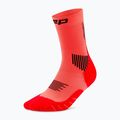 Мъжки компресионни чорапи CEP Run Mid Cut 5.0 neon coral 2
