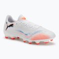 Мъжки футболни обувки PUMA Future 8 Play FG/AG puma white/ puma black/glowing red