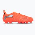 Детски футболни обувки PUMA Future 9 Play FG/AG Jr glowing red/puma white/puma black/puma silver 2