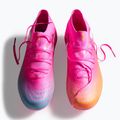 Детски футболни обувки PUMA Future 9 Pro FG/AG Jr poison pink/puma wht/sun stream/bright aqua/puma blk 6