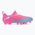 Детски футболни обувки PUMA Future 9 Match LL FG/AG Jr poison pink/puma wht/sun stream/bright aqua/puma blk 2