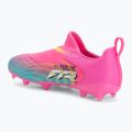 Детски футболни обувки PUMA Future 9 Match LL FG/AG Jr poison pink/puma wht/sun stream/bright aqua/puma blk 3
