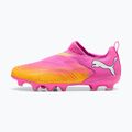 Детски футболни обувки PUMA Future 9 Match LL FG/AG Jr poison pink/puma wht/sun stream/bright aqua/puma blk