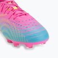Детски футболни обувки PUMA Future 9 Play FG/AG Jr poison pink/puma wht/sun stream/bright aqua/puma blk 7