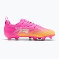 Детски футболни обувки PUMA Future 9 Play FG/AG Jr poison pink/puma wht/sun stream/bright aqua/puma blk 2