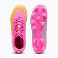Детски футболни обувки PUMA Future 9 Play FG/AG Jr poison pink/puma wht/sun stream/bright aqua/puma blk 3