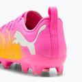 Детски футболни обувки PUMA Future 9 Play FG/AG Jr poison pink/puma wht/sun stream/bright aqua/puma blk 4