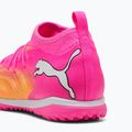 Детски футболни обувки PUMA Future 9 Match TT + Mid Jr poison pink/puma wht/sun stream/bright aqua/puma blk 4