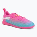 Детски футболни обувки PUMA Future 9 Play IT Jr poison pink/puma wht/sun stream/bright aqua/puma blk