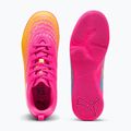 Детски футболни обувки PUMA Future 9 Play IT Jr poison pink/puma wht/sun stream/bright aqua/puma blk 6