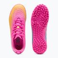 Детски футболни обувки PUMA Future 9 Play TT poison pink/puma wht/sun stream/bright aqua/puma blk 5