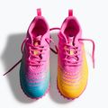 Детски футболни обувки PUMA Future 9 Play TT poison pink/puma wht/sun stream/bright aqua/puma blk 6