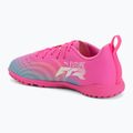 Детски футболни обувки PUMA Future 9 Play TT poison pink/puma wht/sun stream/bright aqua/puma blk 3