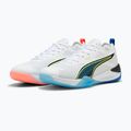 Обувки за хандбал PUMA Eliminate Nitro 4 Game On puma white/glowing red/ultra blue 11
